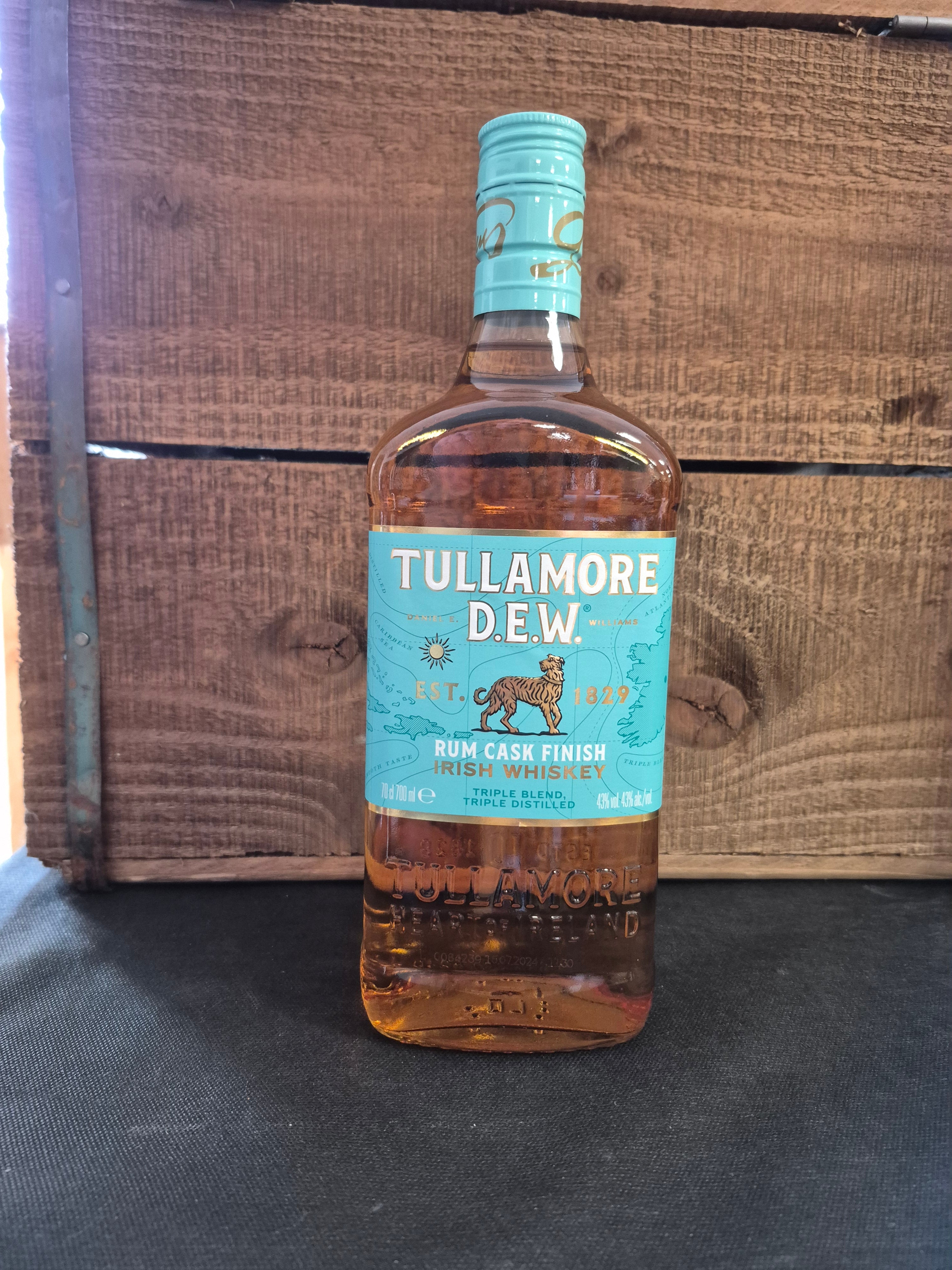 TULLAMORE DEW RUM CASK FINISH IRISH WHISKEY