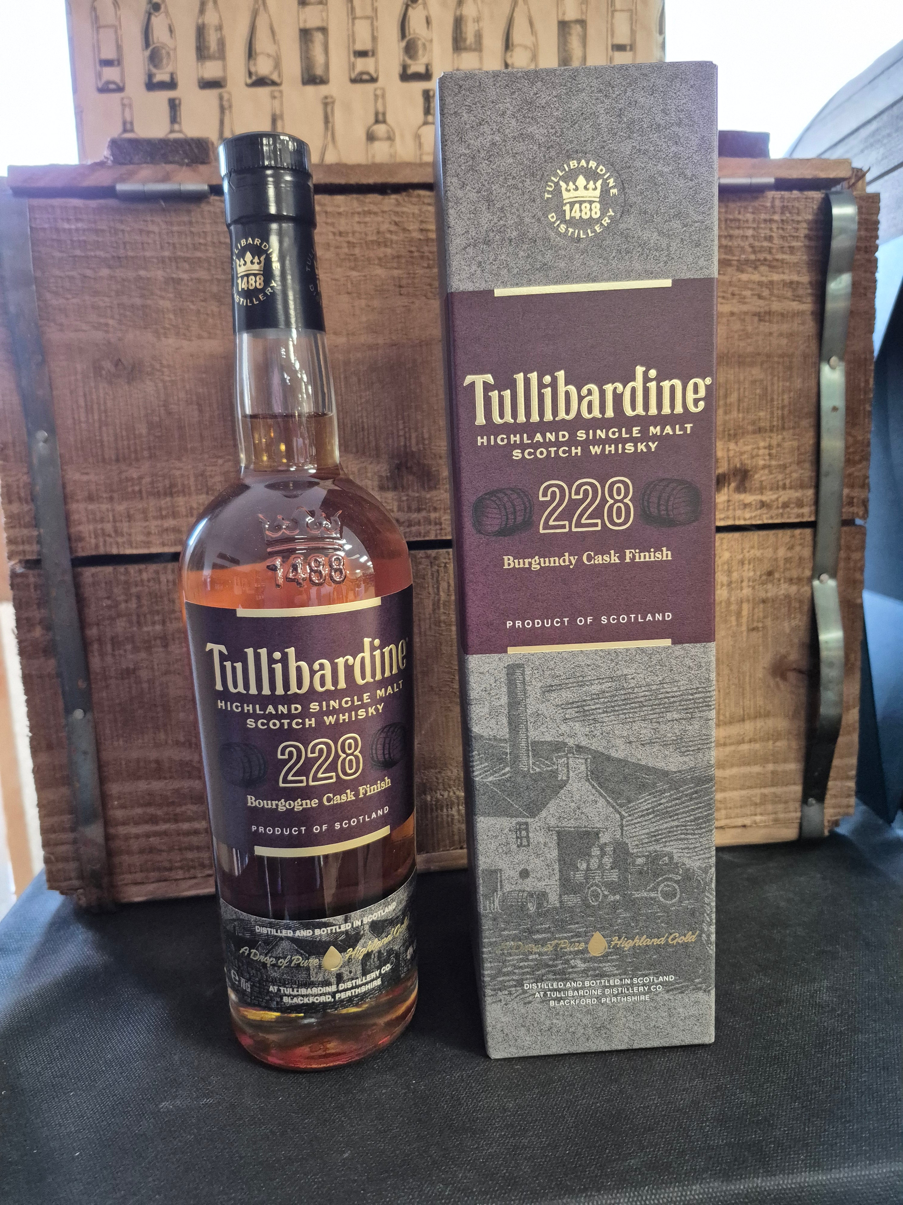 TULLIBARDINE Single Malt Bourgogne Cask Finish 43°